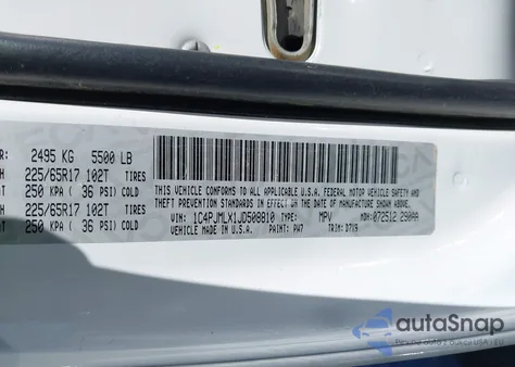 2018 Jeep Cherokee Latitude Plus 4X4 из США, поврежденный, VIN 1C4PJMLX1JD508810